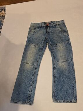 Men's Request Light Blue Washed Jeans Slighly Used